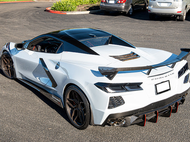 2020+ CHEVROLET CORVETTE C8 DARK TINTED REAR LIGHT COVER